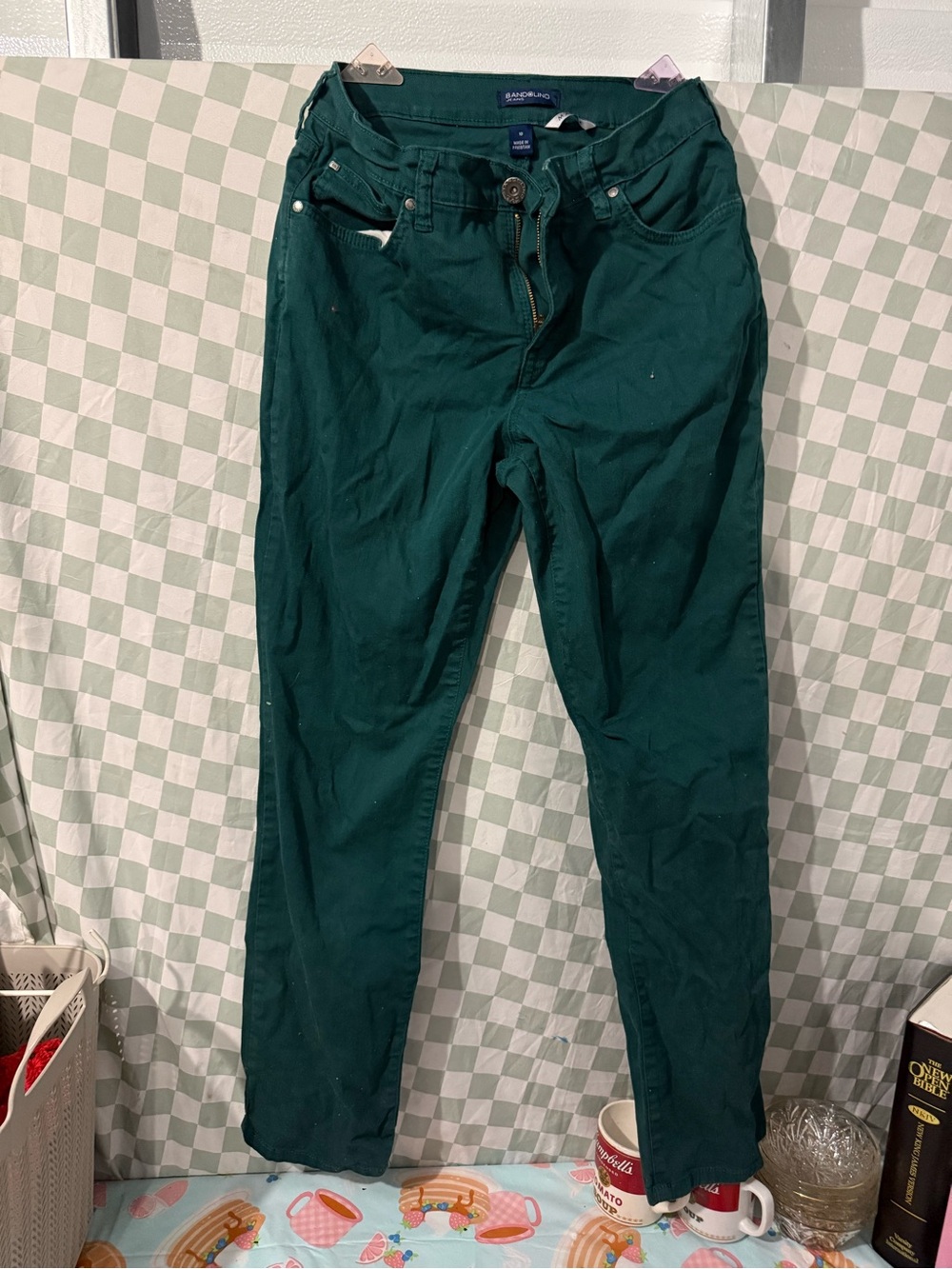 Bandolino Deep Green Skinny Jeans